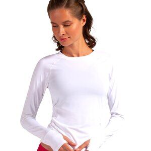 Bloq UV Women's Pullover White Long Sleeve L